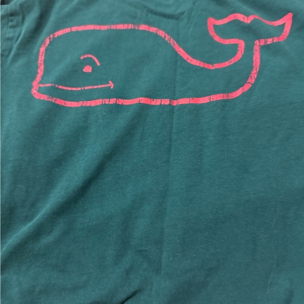☀️LIMITED Edition Vineyard Vines Green long sleeve with red logo - Picture 4 of 5